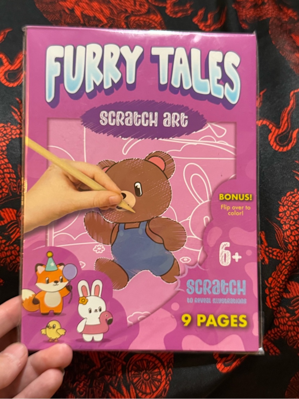Scratch Art for Kids - Pink